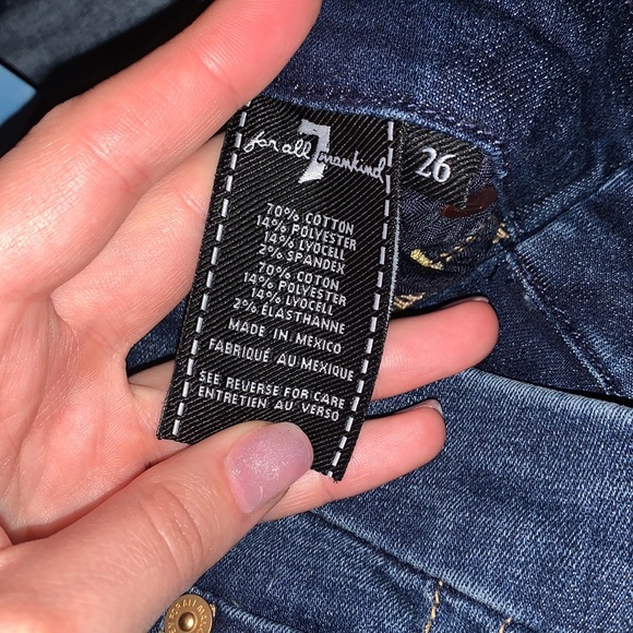 7 for all Mankind | Blair Denim The Skinny Size 26 - Picture 4 of 7